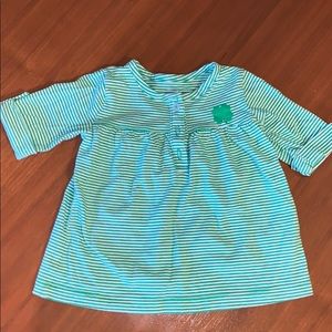 Six month Carter’s four leaf clover t shirt